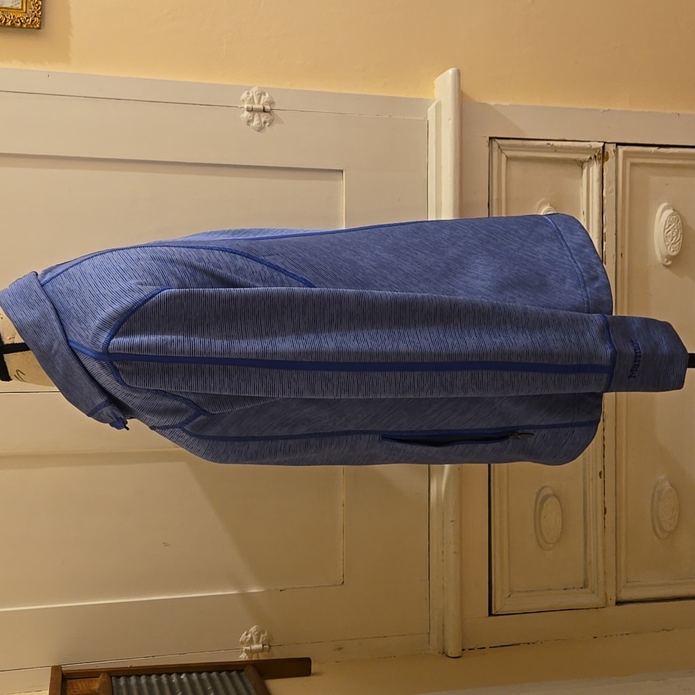 Marmot blue fleece lined jacket Sz L - Picture 7 of 11